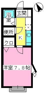 メゾン・ド・アイム / 105号室 間取り