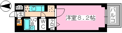 ミレーニア・Ｍ / 205号室 間取り
