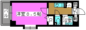 ヴィラ・シビック / 201号室 間取り