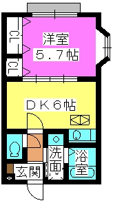 アネックスⅡ / 101号室 間取り