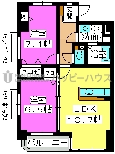 アヴァンティ緑ヶ丘 / 302号室 間取り