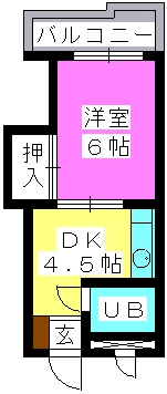 Ｊ・Ｏビル / 402号室 間取り