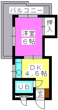 Ｊ・Ｏビル / 501号室 間取り