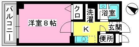 ジュネス井尻駅前 / 405号室 間取り