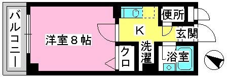 ジュネス井尻駅前 / 206号室 間取り