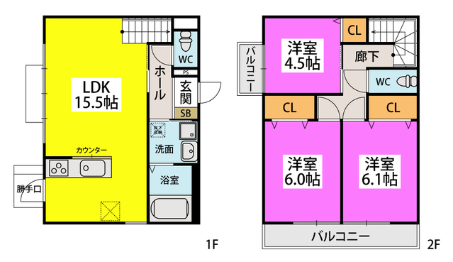 メゾングレイス / 103号室 間取り