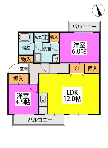 権藤ビル / 301号室 間取り