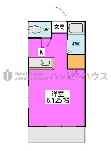 ヌーベル笹原 / 103号室 間取り