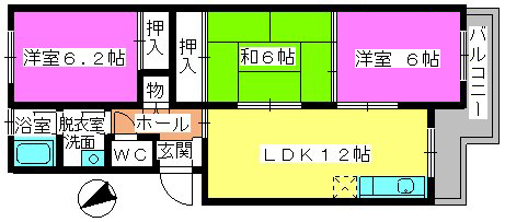 清永ビル / 403号室 間取り