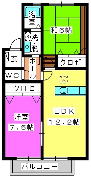 ティアラＭⅠ / 103号室 間取り