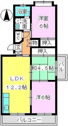 エクセレント塩浜 / 307号室 間取り