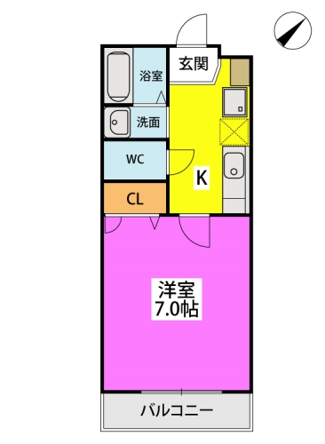 さくら館 / 110号室 間取り