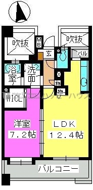ピュアハイム和白丘 / 203号室 間取り