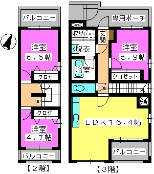 ビ･ザ･ビ･ランドⅡ / S-301号室 間取り