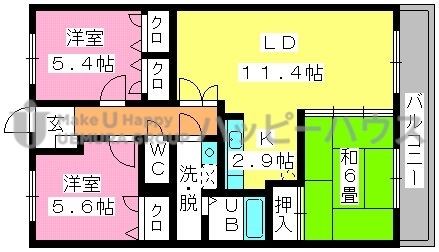 パストラルステージ / 305号室 間取り