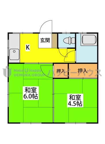 和美荘 / 202号室 間取り