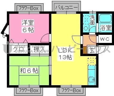 ティアラ長野 / 201号室 間取り