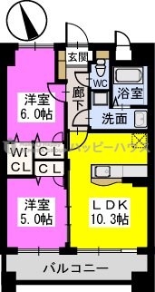 リ・エミネンス / 401号室 間取り