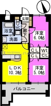 リ・エミネンス / 502号室 間取り