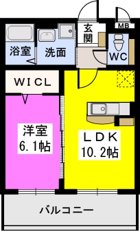アルヴィータ / 305号室 間取り