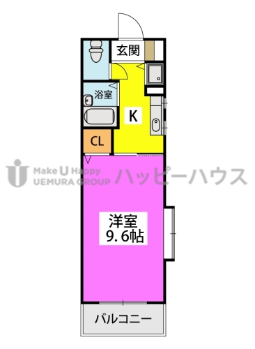 ブティア・ドゥ / 201号室 間取り