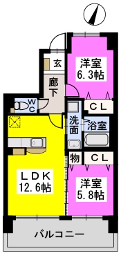 ステラＳＴⅢ / 806号室 間取り