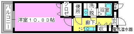 ヴァンクレール小嶋 / 702号室 間取り