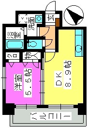 コンフォール博多駅南 / 901号室 間取り