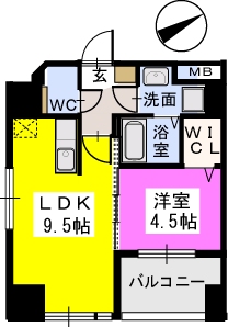 ベイシック薬院 / 701号室 間取り