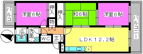 有久ビル / 302号室 間取り