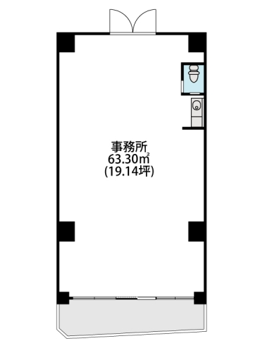 ハイドパーク別府 / 102号室 間取り