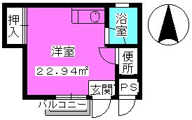 ラフォーレ四季 / R-9号室 間取り