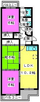 あまのビル / 406号室 間取り