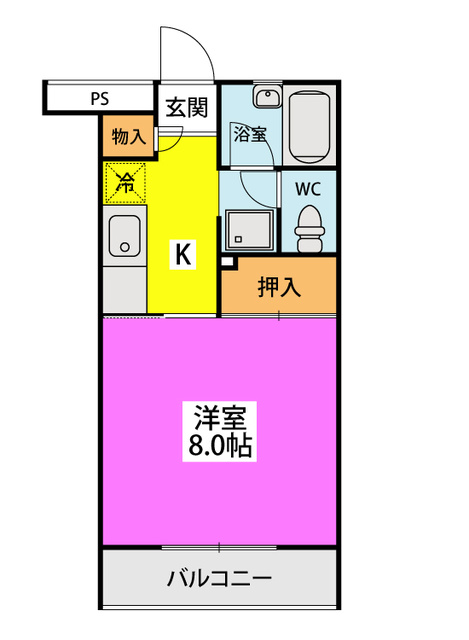 Ｒｏｏｔｓ城南 / 203号室 間取り