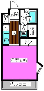 Ｒｏｏｔｓ城南 / 301号室 間取り