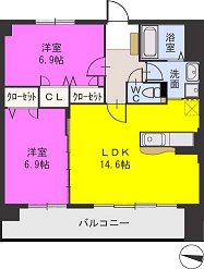 アビタシオンⅡ / 703号室 間取り