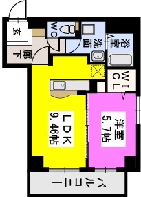 em grande Sumiyoshi / 502号室 間取り