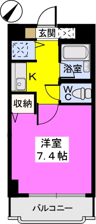 ハインズ浄水 / 305号室 間取り