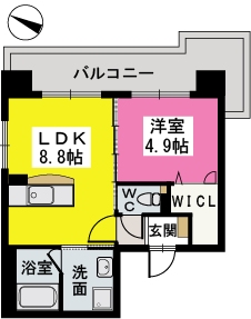 パルク薬院 / 203号室 間取り