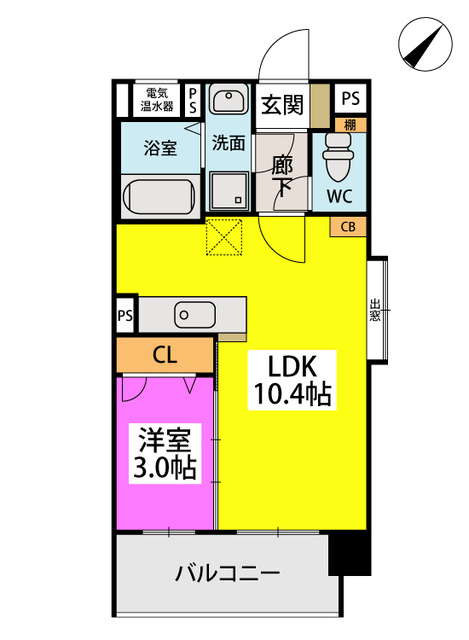 T’S SQUARE住吉 / 501号室 間取り