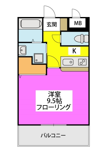 オルレアン友泉亭 / 305号室 間取り