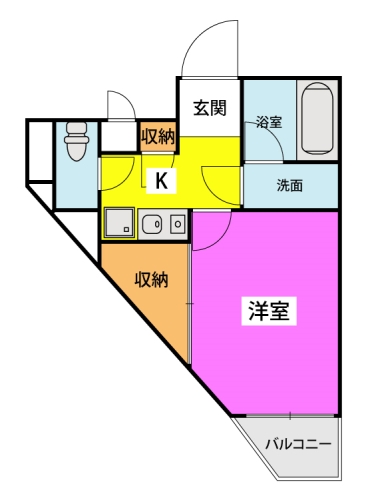 PLEAST田島 / 101号室 間取り