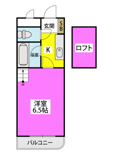 PLEAST田島 / 303号室 間取り